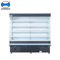 Refrigerador de frutas y verduras de supermercado de múltiples pisos de refrigeración por ventilador